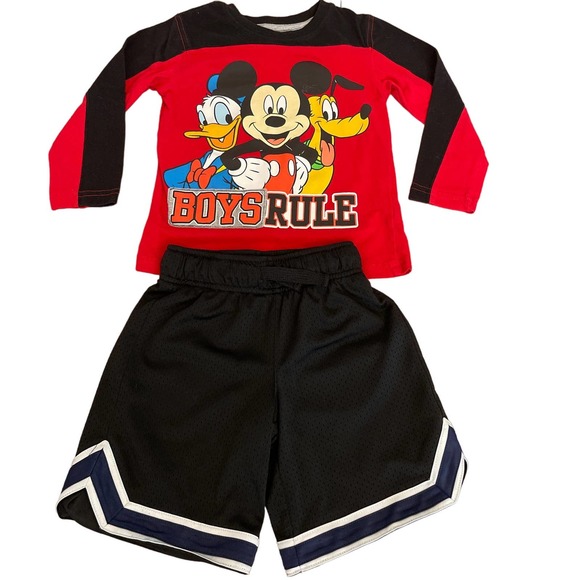 Disney and OshKosh Boys Outfit Sz 5T gently used - Picture 1 of 7